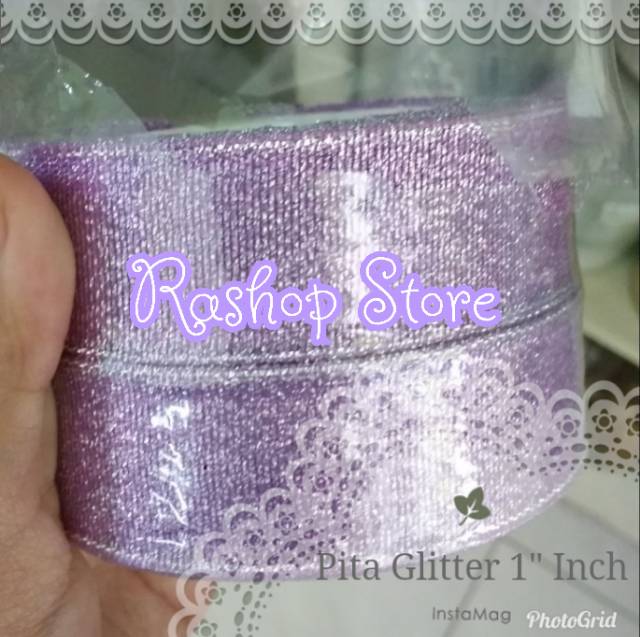 

Jual Pita Glitter 1 Inch Aksesoris Souvernir Bungkus Kado Craft Bahan Kerajinan Termurah Terlaris