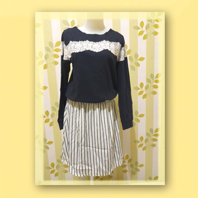 Midi Dress Wanita Import Korea kualitas butik/ baju pesta/ baju korea