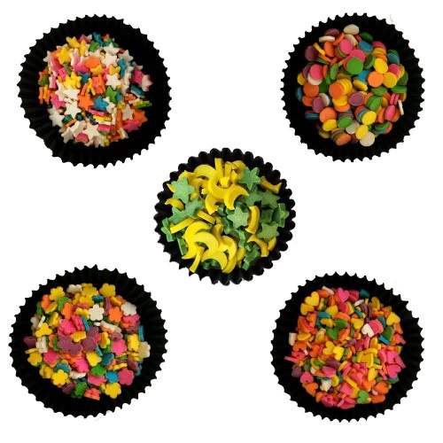 

Hiasan Kue Spikles / Sprinkle / Confetti Kue 25gr