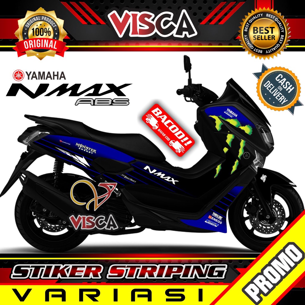 Striping Nmax Old - Stiker Sticker Striping Variasi Lis Yamaha Nmax Old - Striping Hologram Nmax Old