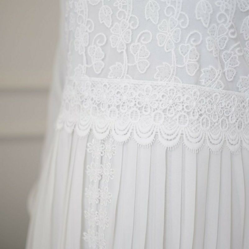 DRESS WHITE LADY GAMIS CANTIK ORIGINAL
