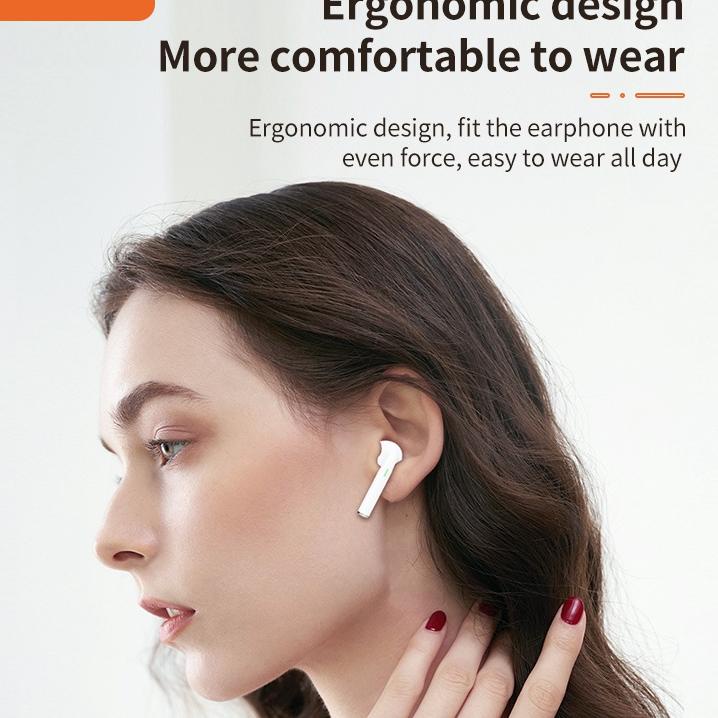 Jangan Ketinggalan order..  BASIKE Headset Gaming TWS Bluetooth Original True Earphone Wireless Ster