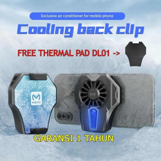 Original Memo DL-01 Fancooler Radiator Pendingin HP Cooler DL 01
