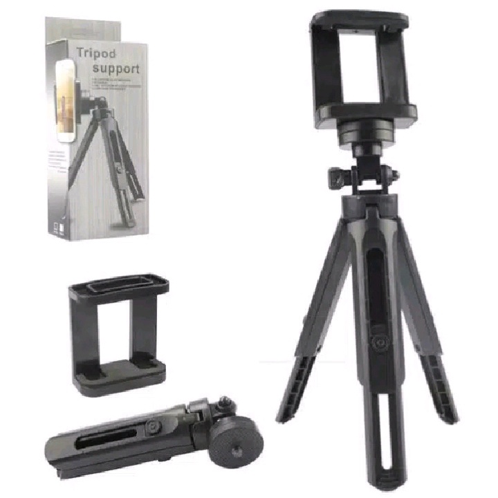 Tripod Mini Support HD-30 Phone Holder Folding Mini Stand Hp Selfie Bracket - Tripod Mini Suport with Smarthphone Holder