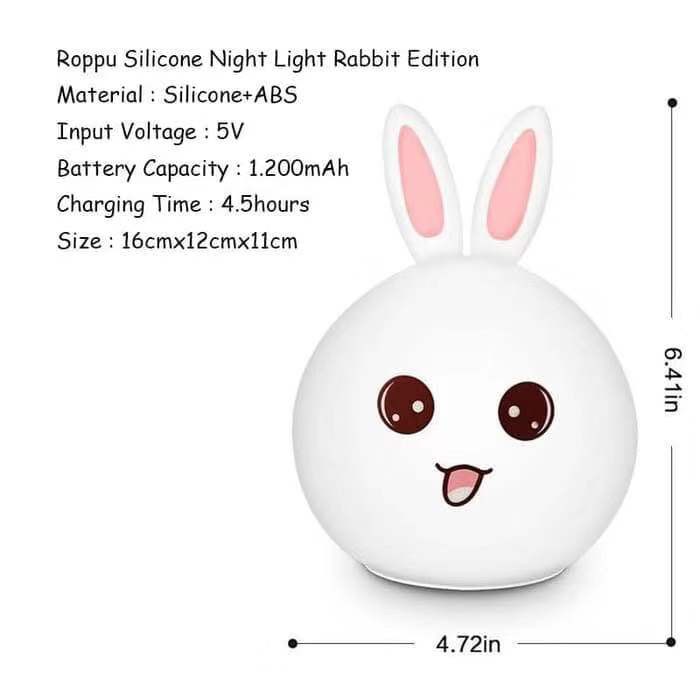 Roppu Silicone Night Light Rabbit Edition