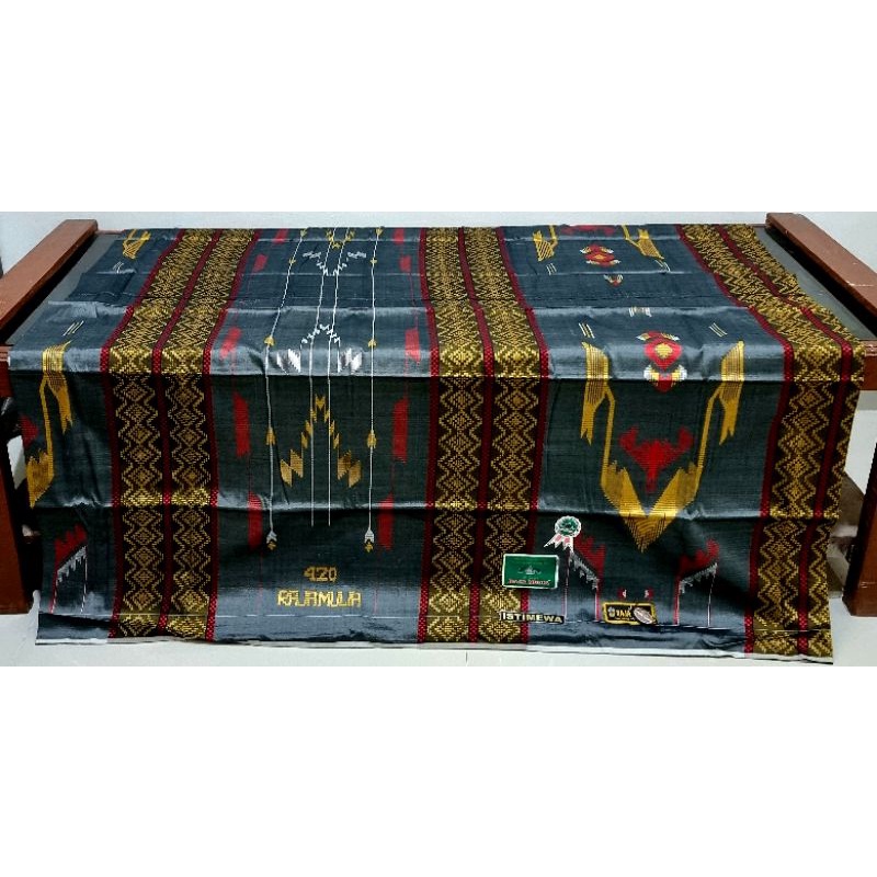 Sarung tenun sutra RAJA MULIA 420 EXCLUSIVE skelas tamer kamer bhs sge sgt lamiri lamiya hidayat