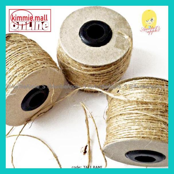 

W4Wt54- Tali Rami/Tali Goni/Tali Vintage/Hemp Rope/Tambang Vintage (90 Meter) T7Rtu6-