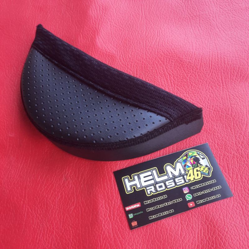 CHIN GUARD DAGU Busa Mulut Penahan Debu Masuk ke Helm Universal ke semua Merk Helm Hitam Biru Merah