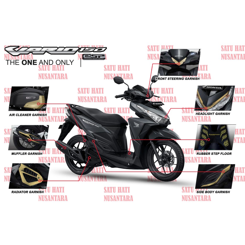 Vario 150 Esp 125 Esp Honda Ori Paket Aksesoris Kit Vario