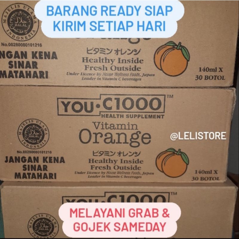 

YOU C1000 U C1000 ORANGE LEMON MANGO NEW KARTON ISI 30