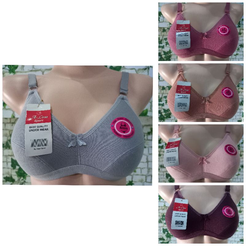 Sport bra (POLOS) dewasa&RemajaABG tanpa kawat&busa termurah-3