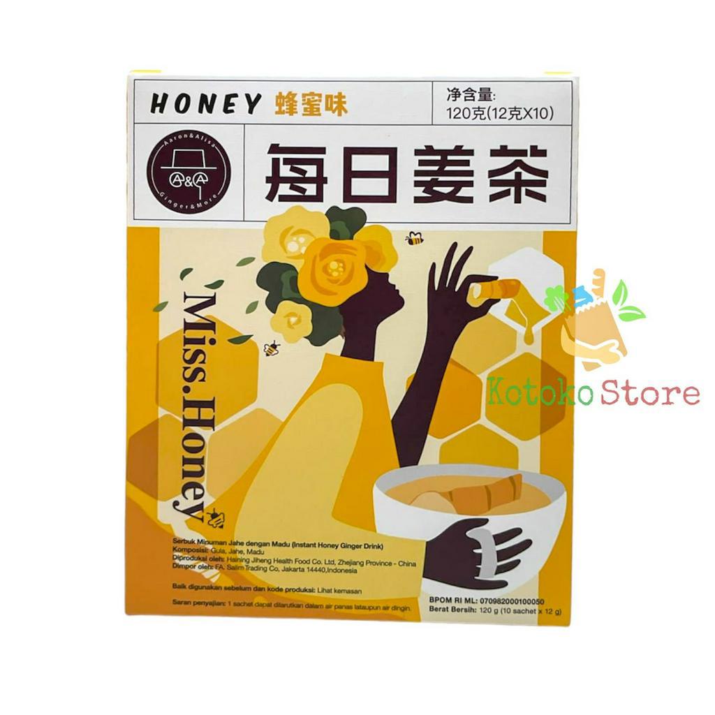 

Miss Honey Daily Ginger Tea Drink / Miss Honey Jahe Madu 120gr