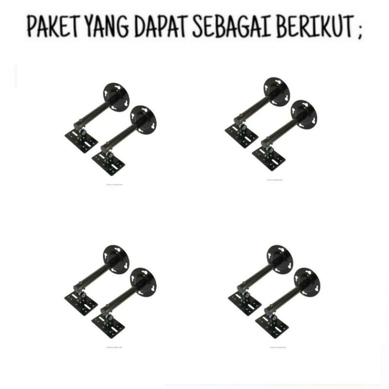 Paket Sound Cafe Speaker BMB 8 Inch Ampli Bluetooth / Klinik / Panggilan / Kantoran /  4 TITIK