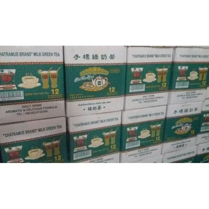 

THAI GREEN TEA 200 GR KHUSUS GOJEK ISI 48PC - tth712