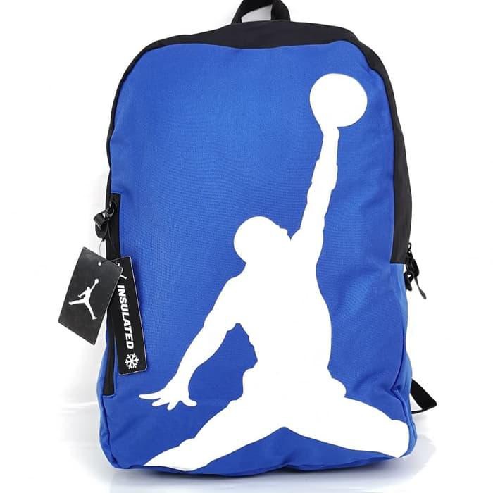 promo TAS RANSEL ANAK SEKOLAH OLAHRAGA BASKET JORDAN JUMPMAN BIRU PUTIH Berkualitas
