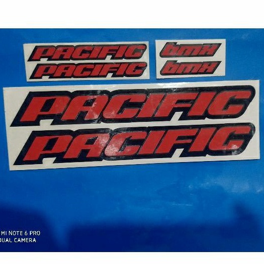 Stiker PACIFIC(stiker sepeda)