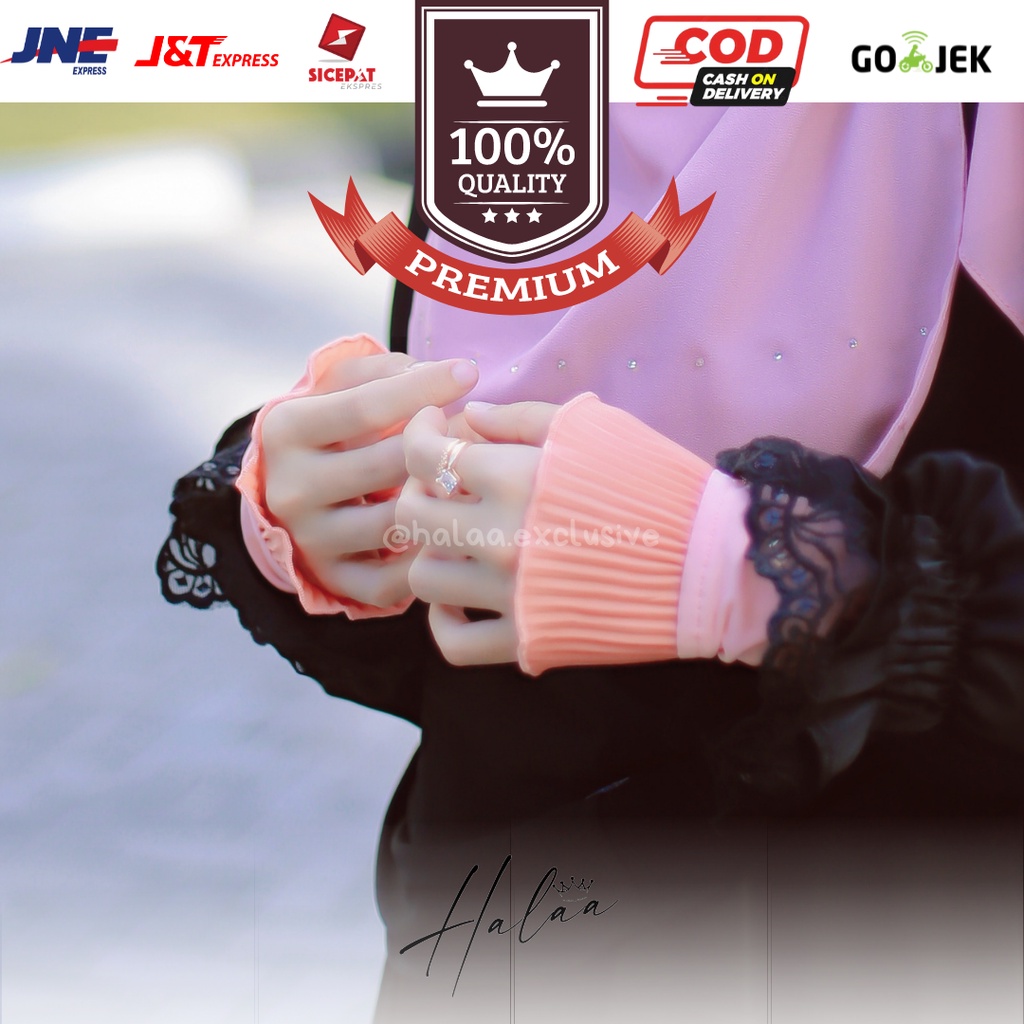 HANDSOCK QUEEN RUFFLE / HANDSOCK RENDA PLISKET / MANSET QUEEN RUFFLE / MANSET RENDA PLISKET