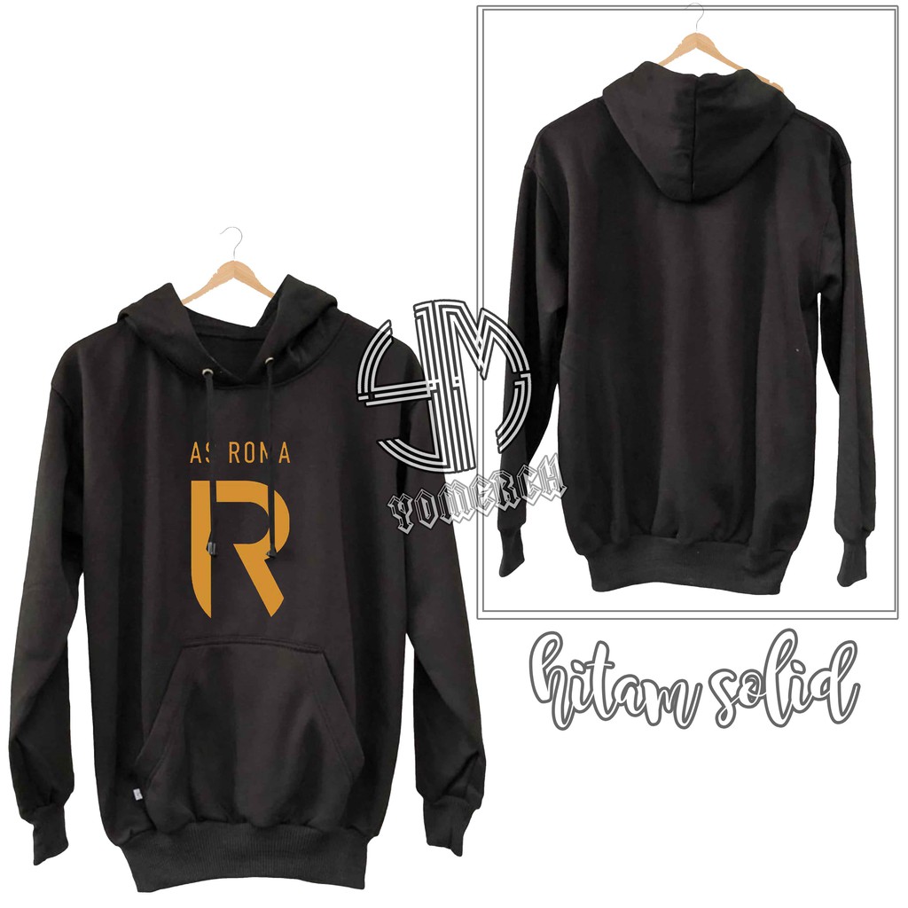 JAKET SWEATER HOODIE Murah AS ROMA - Kaos Pria Keren