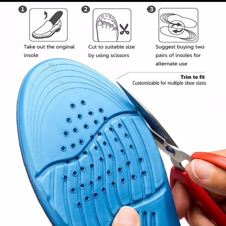 INSOLE SEPATU MEMORI FOAM INSOLE OLHARAGA INSOLE ORTHOPEDIC