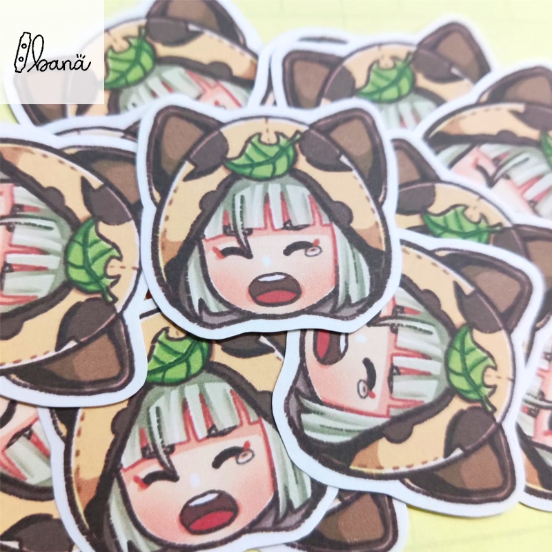 

Stiker SAYU from Genshin Impact (isi 4 biji) NON-WATERPROOF Stiker Mini | BANA