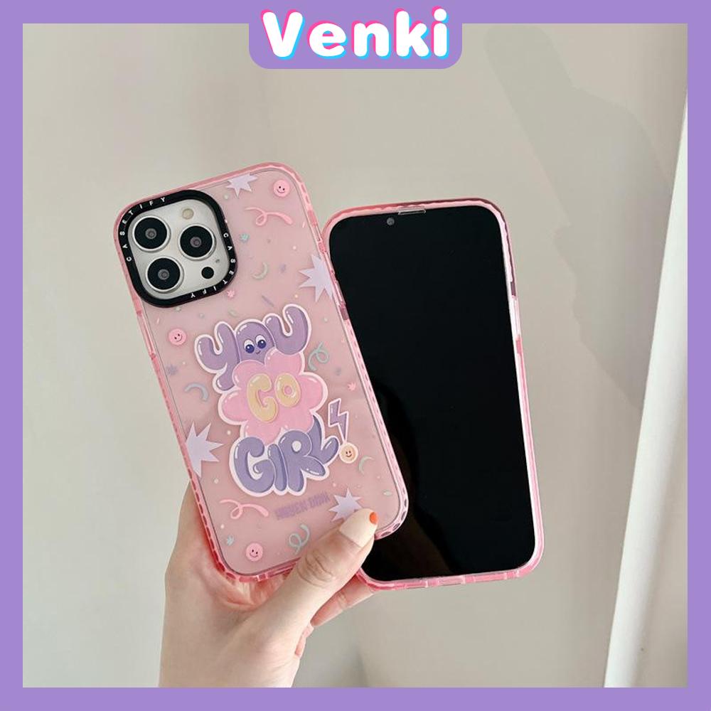 iPhone Case Silicone Soft Case Fluorescent Color Thickened Shockproof Protection Camera Pink Cute Cartoon Compatible For iPhone 11 iPhone 13 Pro Max iPhone 12 Pro Max iPhone 7 Plus