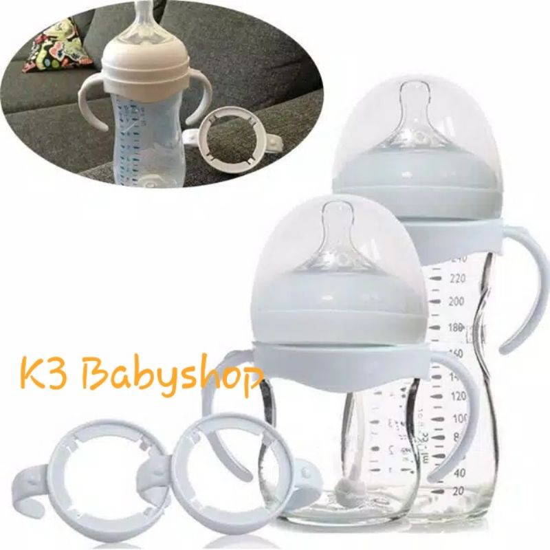 handle gagang pegangan botol susu bayi untuk avent natural classic pigeon wideneck