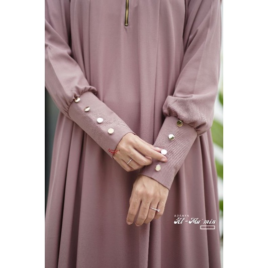 Abaya Al mu'min by Khumaira syari | Abaya Mu'minah Zipper