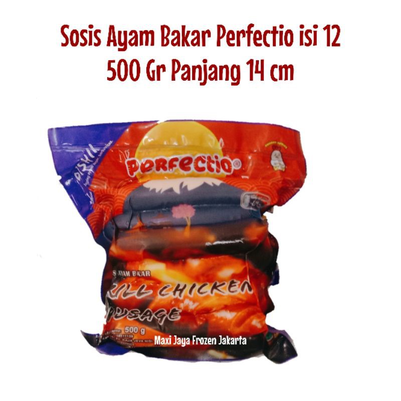 

Sosis Ayam Bakar Perfectio Isi 12 500gr Murah Halal lezat