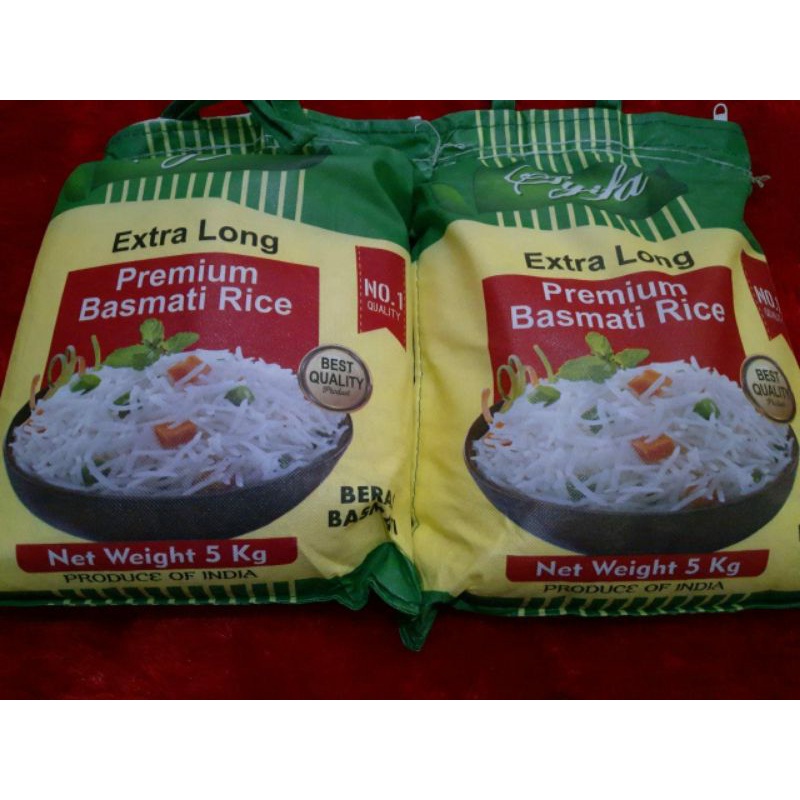 

Beras Basmati - Extra long premium basmati rice 5 Kg