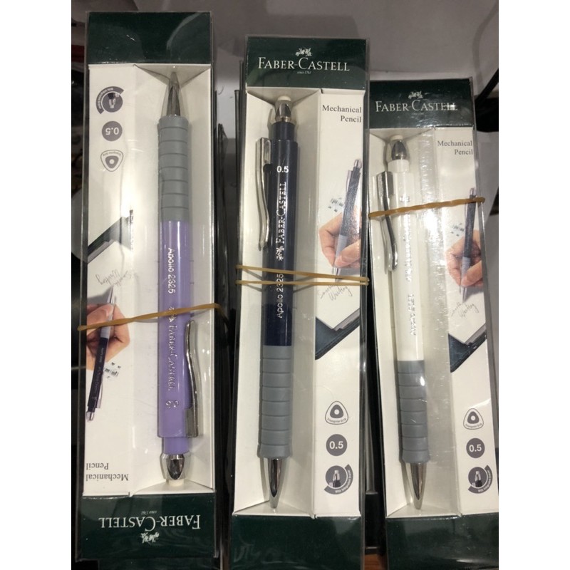 

pensil mekanik faber castell apollo penghapus twist roll ukuran 05