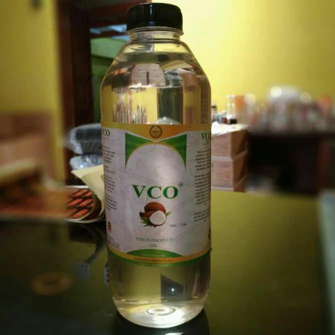 

VCO Virgin Coconut Oil Minyak Kelapa Original 1 L ( liter ) Kode 1453