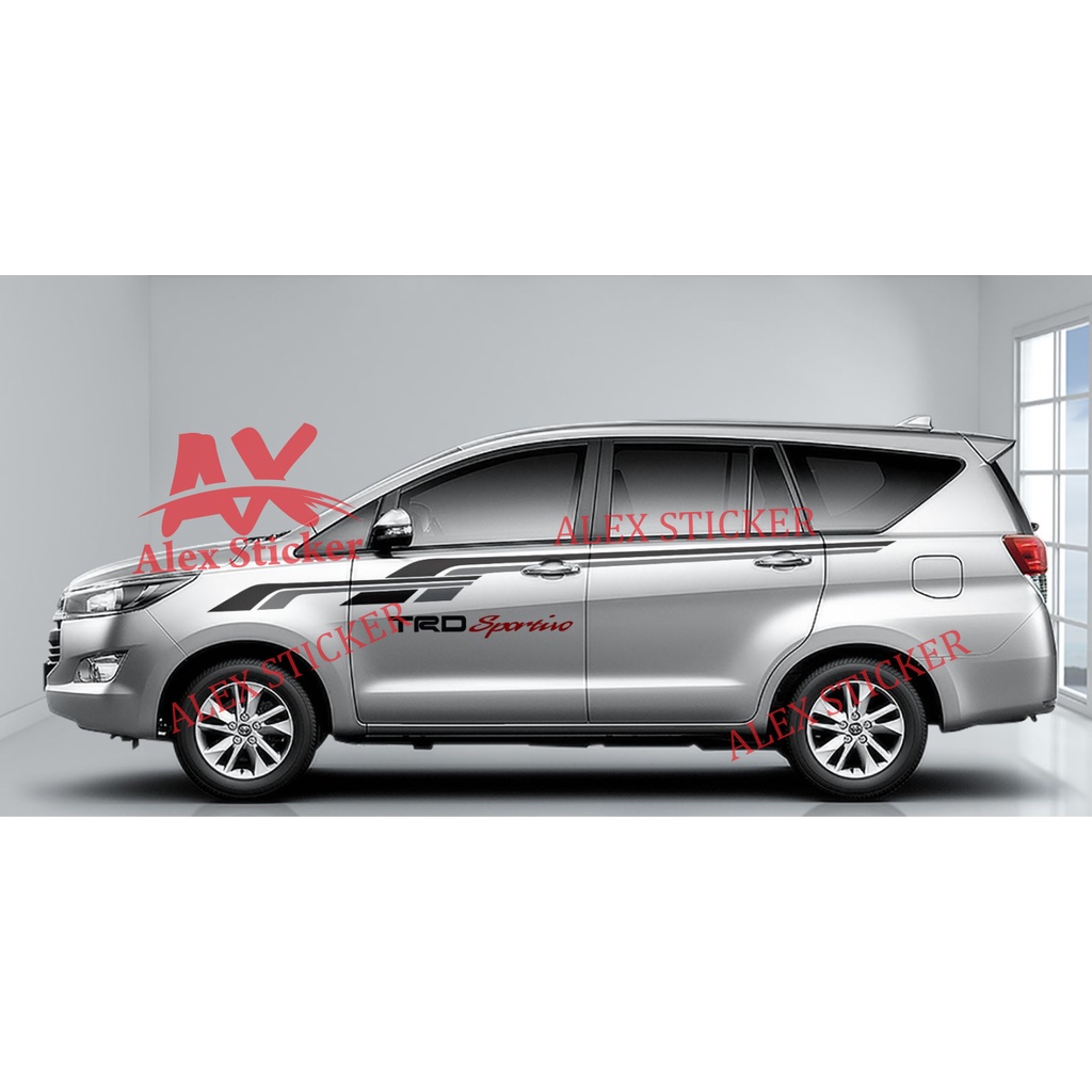 stiker sticker toyota trd sportivo  stiker mobil toyota inova avanza calya xenia