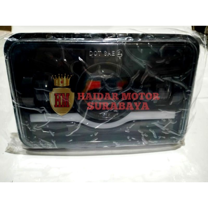 Lampu Daymaker kotak 3 mata LED Lampu Daymaker pnp RX king Lampu Daymaker universal Lampu depan LED 