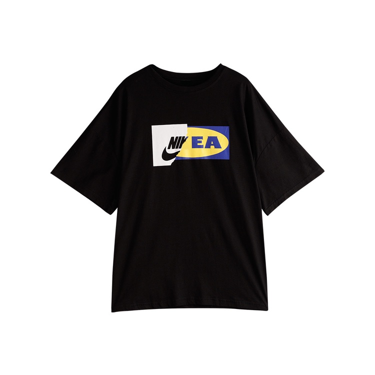 Kaos Hitam Premium /Kaos Atasan Wanita Fashion Import /Baju Cewe Oversize Korea Style /T-shirts Unisex Original New