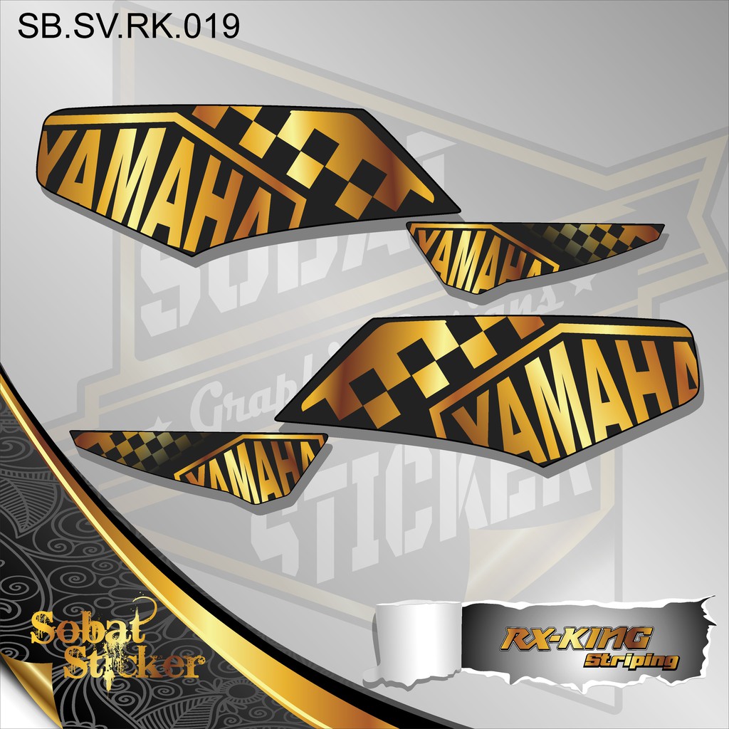 Striping RX KING -  Sticker Striping Variasi list Yamaha RX KING 019
