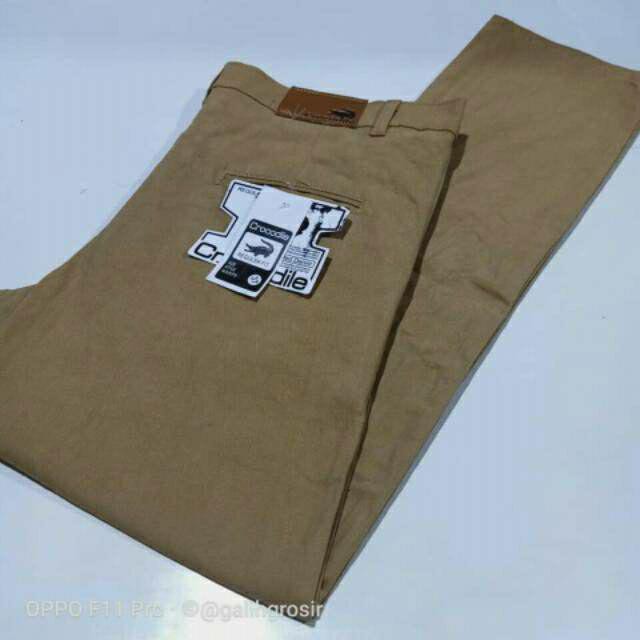 CELANA PANJANG KATUN CHINO CHINO / CELANA KANTORAN KATUN CHINO seze 27-38-Mocca