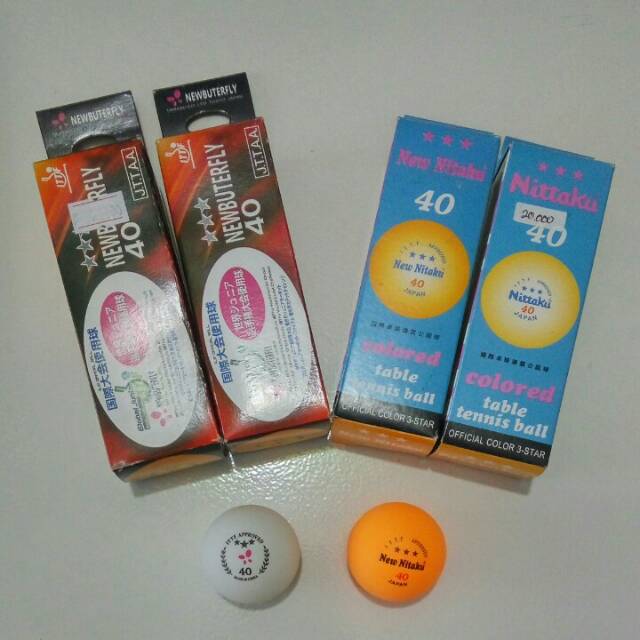 Bola pingpong Butterfly & Nittaku