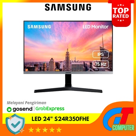 Monitor Samsung 24&quot; 75hz S24R350FHE IPS FHD HDMI LED (LS24R350FHEXXD)