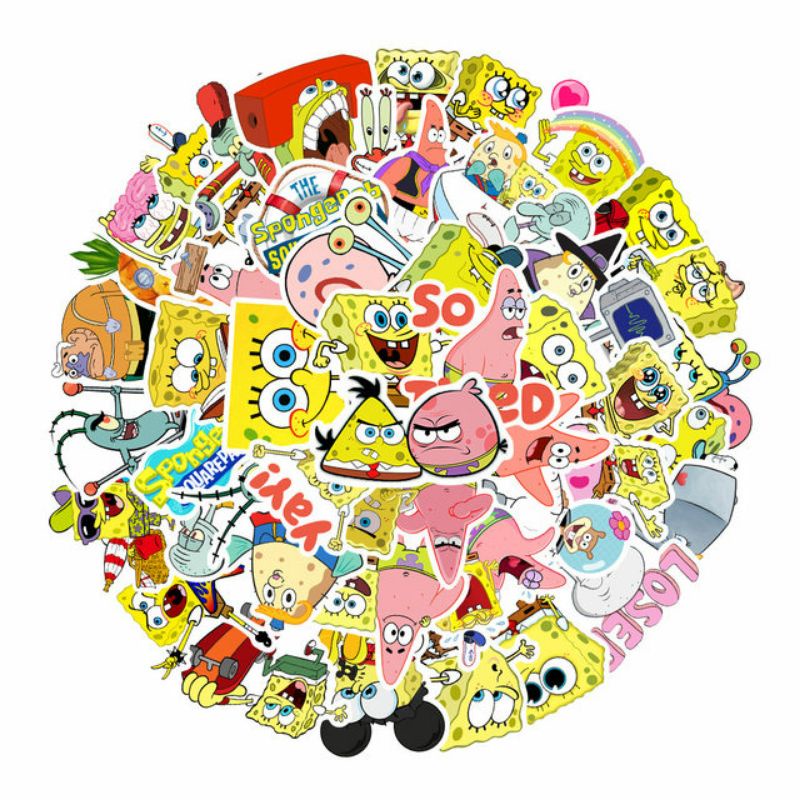 

Stiker SpongeBob Pack Style 260435