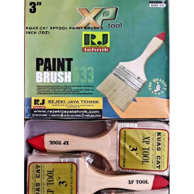 

Kuas Cat XPTool Paint Brush 3 inch (1dz)