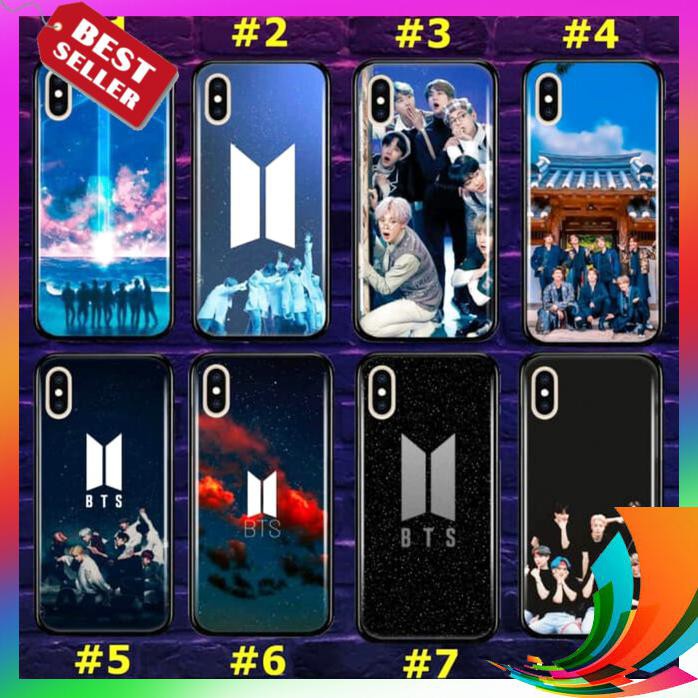 【TERBARU】 PREMIUM Case Hp Glass MOTIF KPOP BTS SAMSUNG GALAXY S10 LITE 2019