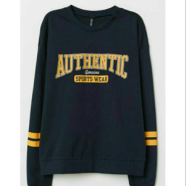 authentic sweatshirt h&m