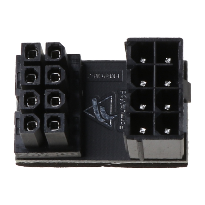 Btsg ATX 8pin Male Adaptor Daya 180derajat Siku Female Untuk Desktops Graphics Card