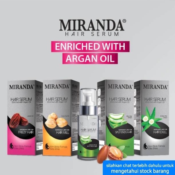 MIRANDA HAIR SERUM 100ML SERUM RAMBUT / VITAMIN TREATMENT PERAWATAN