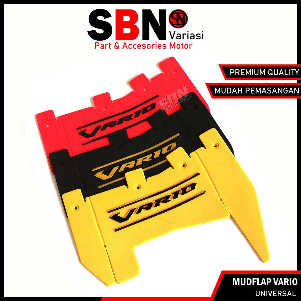 Mudflap Honda Vario 125 150 Led Fi Variasi Penahan Lumpur Motor