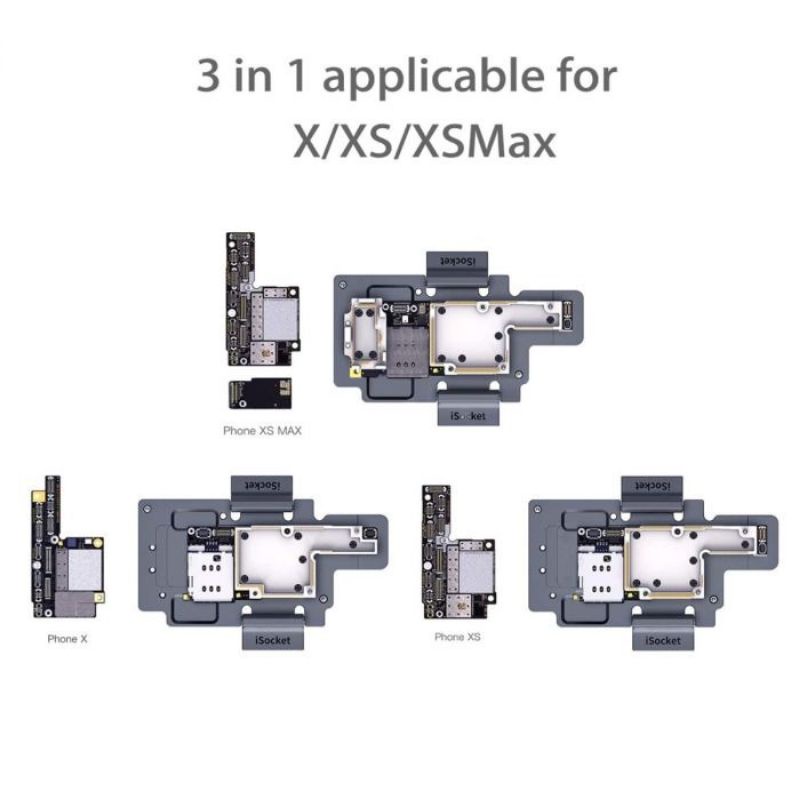 iSocket Qianli 3 in 1 IPH X-XS-XS Max Original