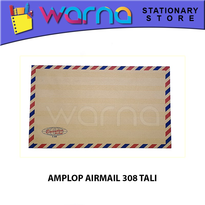 

AMPLOP COKLAT AIRMAIL 308 TALI