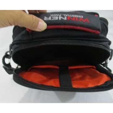 Tas Ransel Pria Winner / Tas Ransel Selempang Hitam