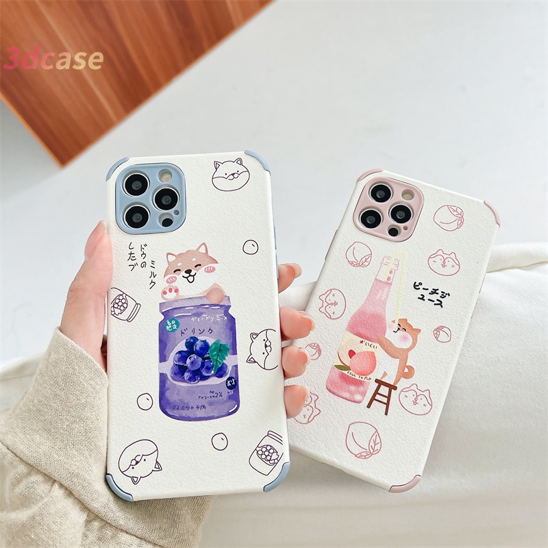 Casing Soft Case VIVO Y72 Y51 2020 Y12 Y30 Y31 Y53 Y91C V19 Y91 Y20 Y12S Y17 Y93 Y50 Y20S Y51A Y30i Y12i Y15 Y95 Y11 Y20i Y90 Y91i U10 Y70 Y1S Z3 A5 A7 A5S A52 A9 A5 2020 Reno 4 Lite 4 F A93 A94 Dirt Resistant Cute Shiba Inu Cartoon Phone Case for