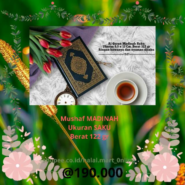 Mushaf madinah/ mushaf timur tengah